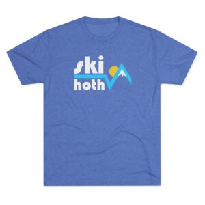 Ski Hoth logo tee T-Shirt | Retro mountain ski design