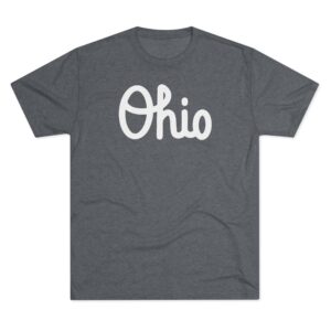 Ohio Script Tee | State Pride T-Shirt, Retro Ohio Design
