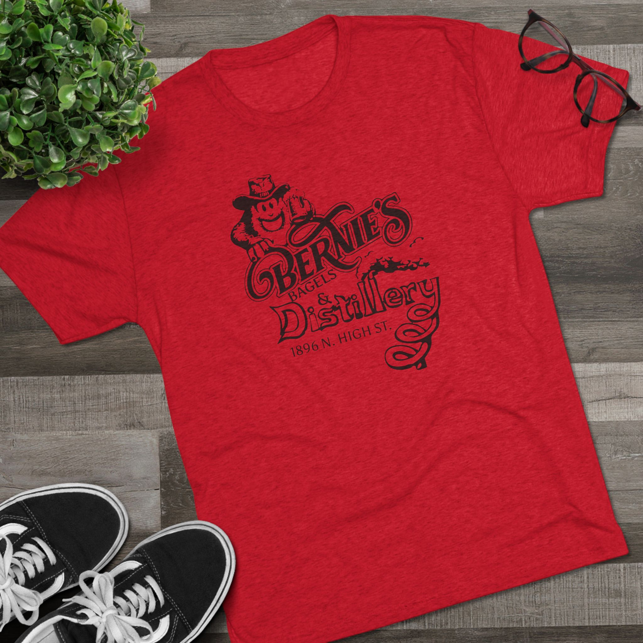 Bernie’s Bagels & Distillery Vintage Logo Tee