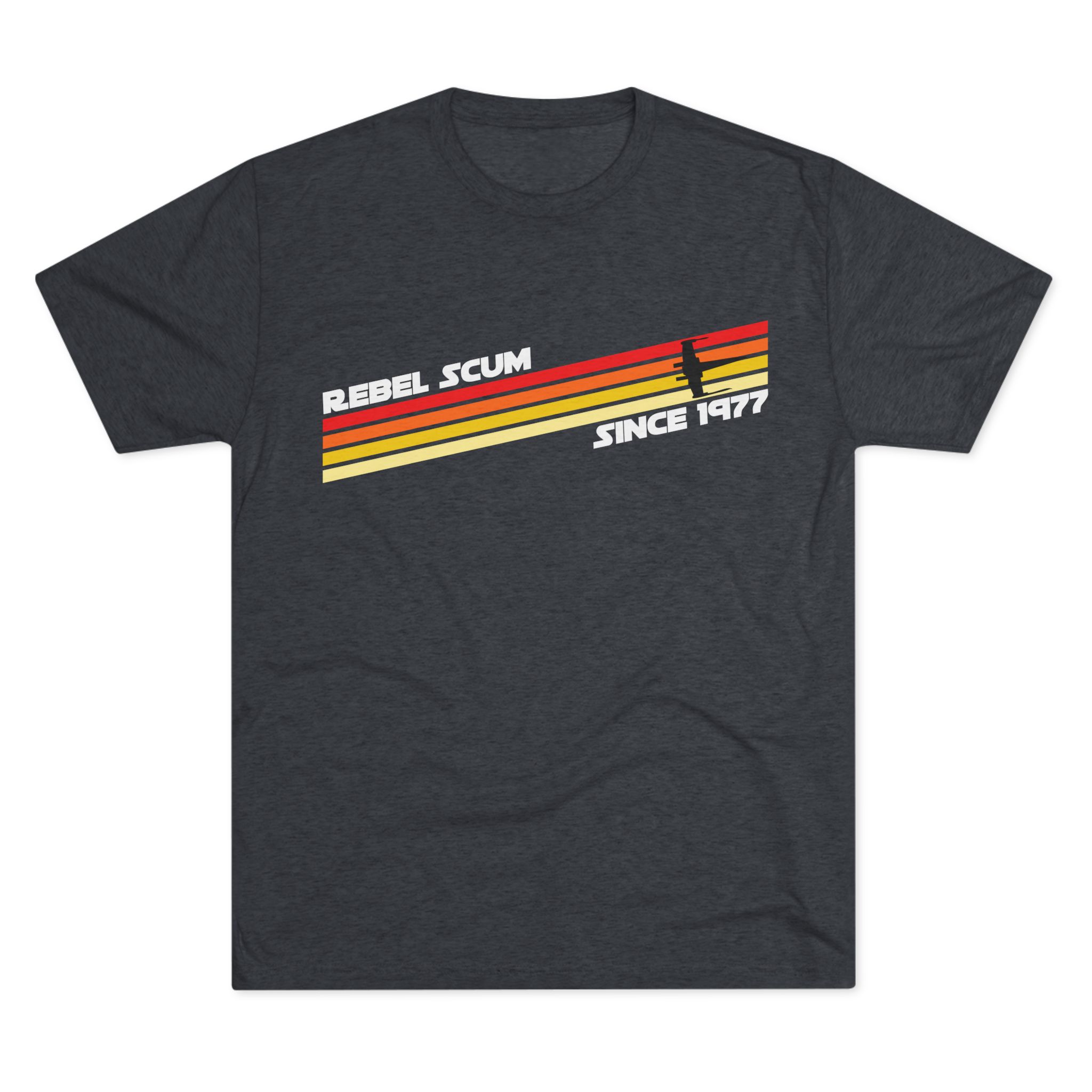 Rebel Scum Retro Stripes Tee | Since 1977