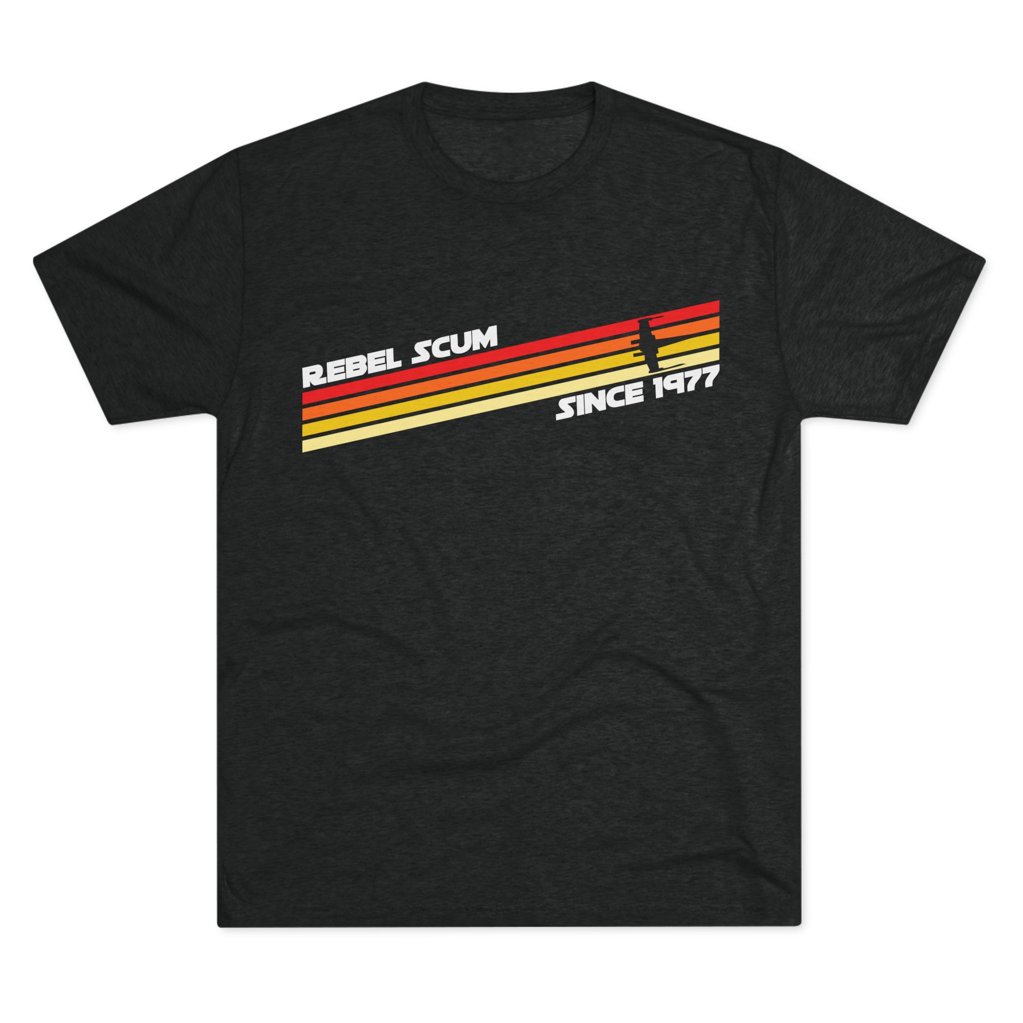 Rebel Scum Retro Stripes Tee | Since 1977