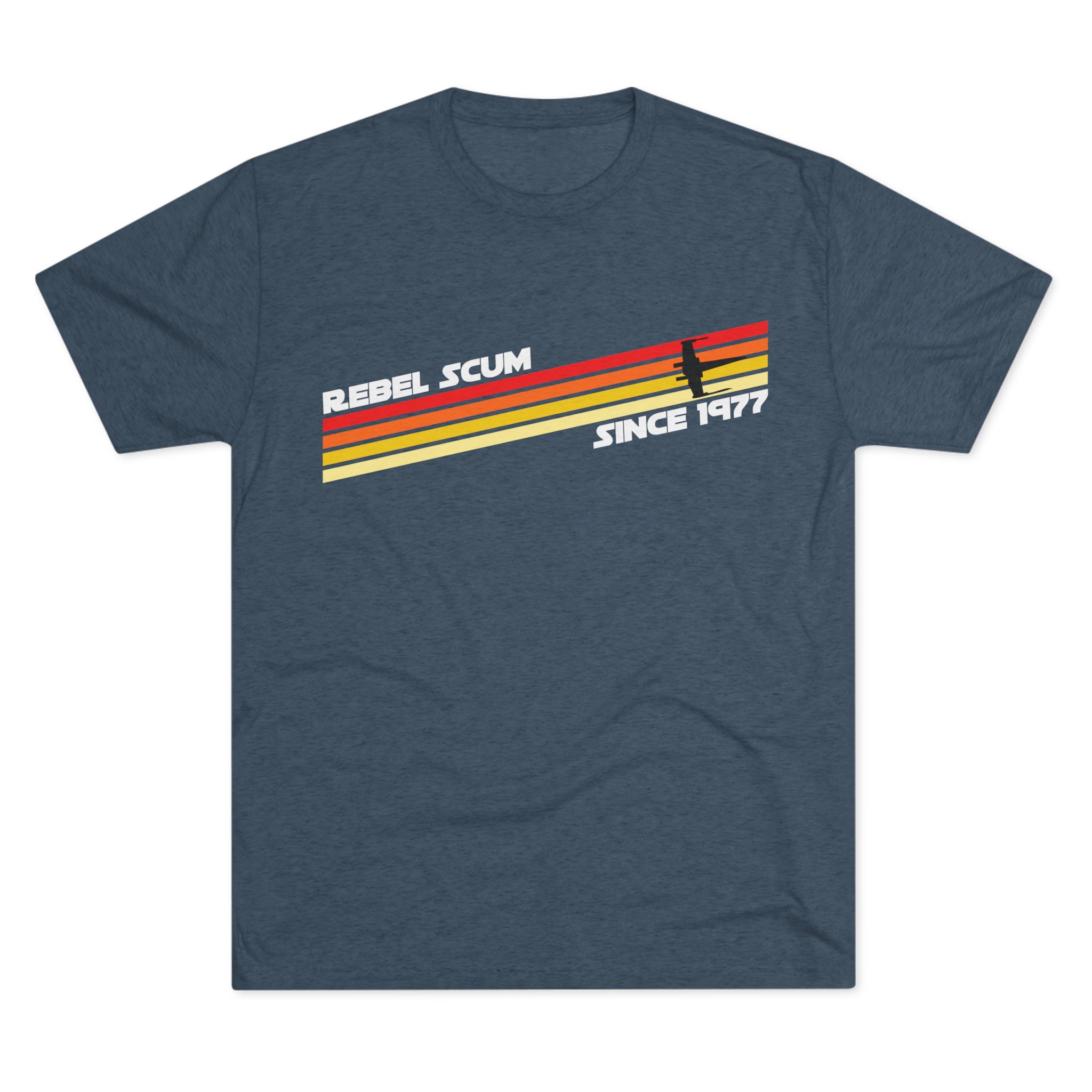 Rebel Scum Retro Stripes Tee | Since 1977
