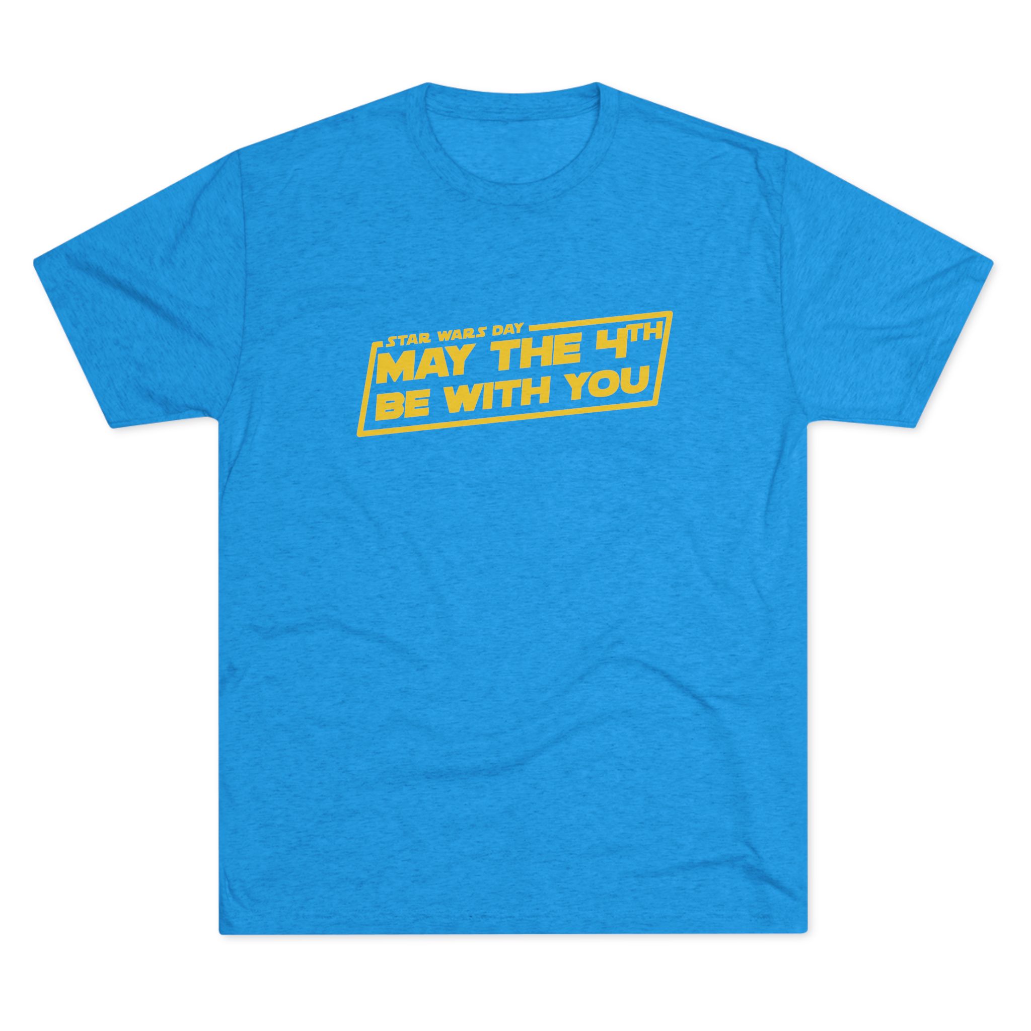May the 4th Be With You Tee | Star Wars-inspired Typography, Sci-Fi Holiday Shirt
