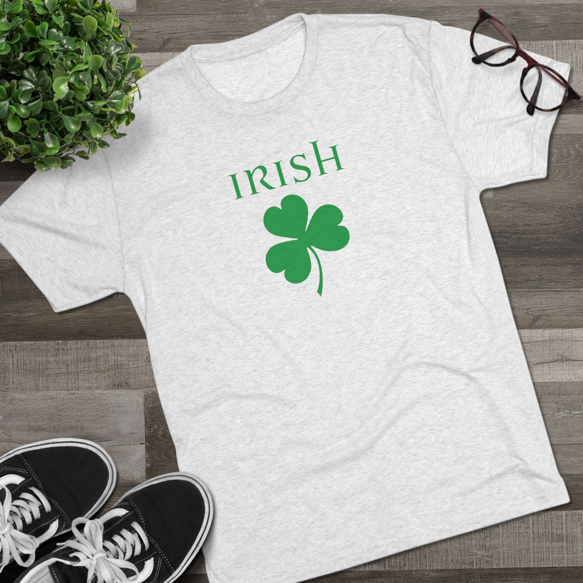 Irish Shamrock T-Shirt | Green Clover St. Patrick's Day Tee