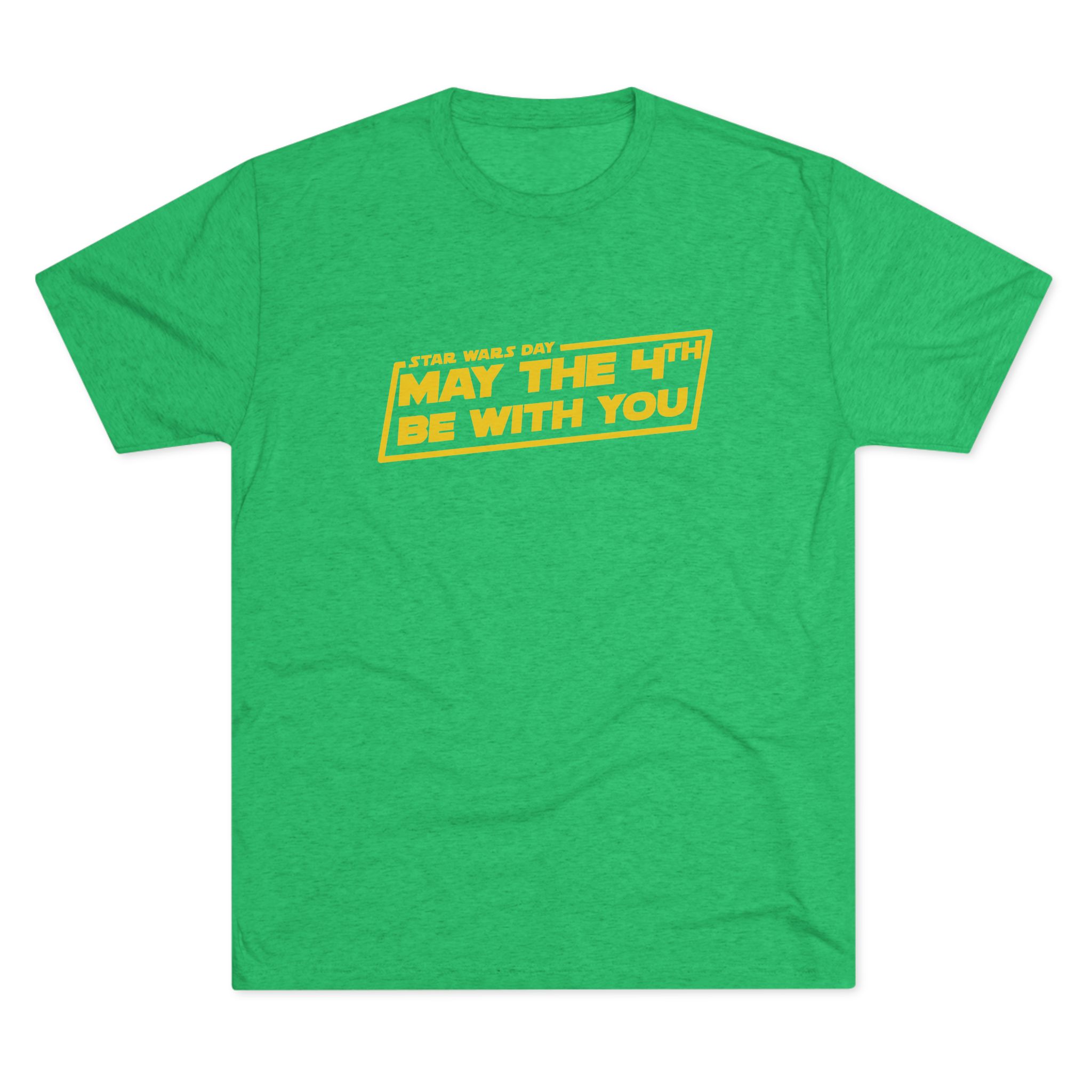 May the 4th Be With You Tee | Star Wars-inspired Typography, Sci-Fi Holiday Shirt