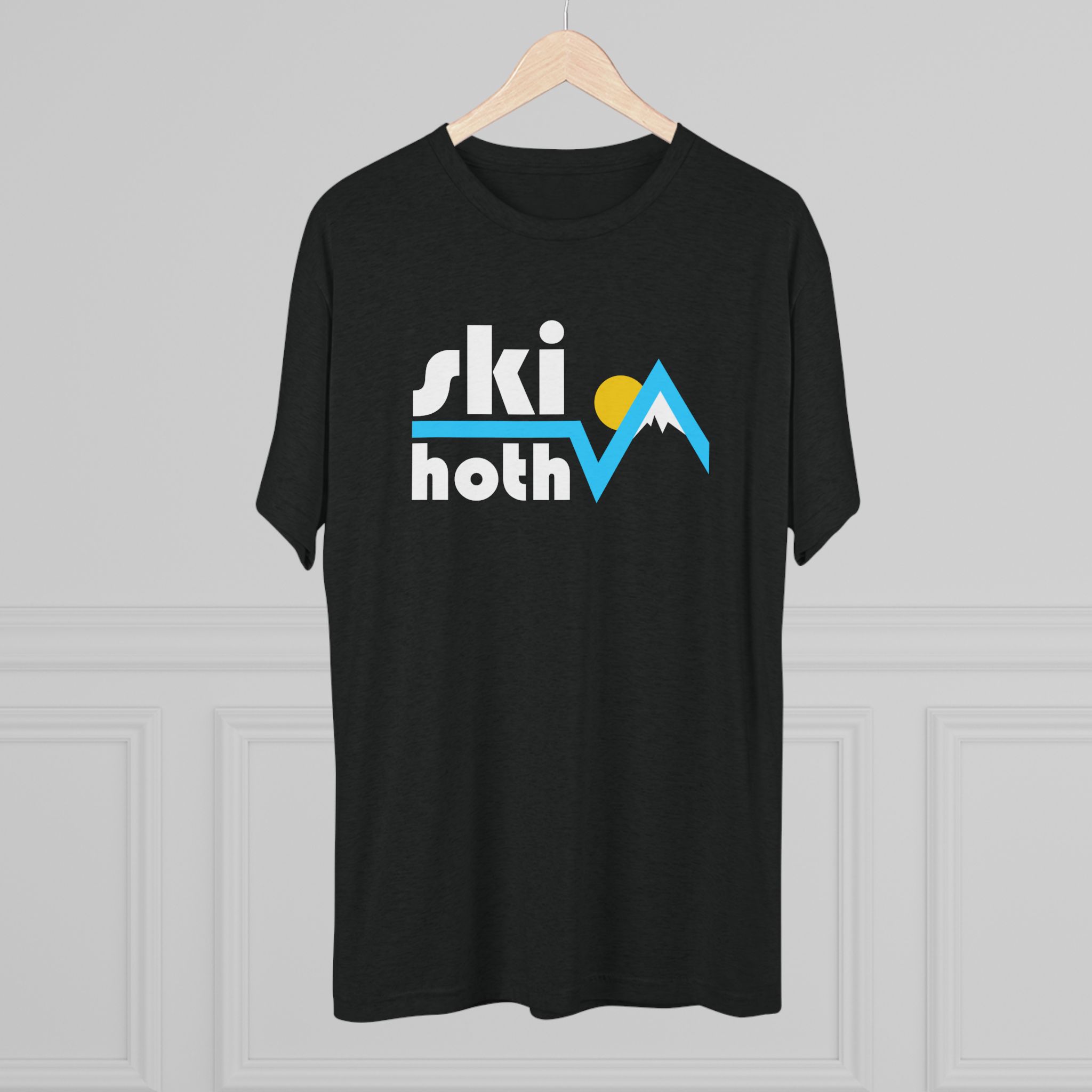 Ski Hoth logo tee T-Shirt | Retro mountain ski design