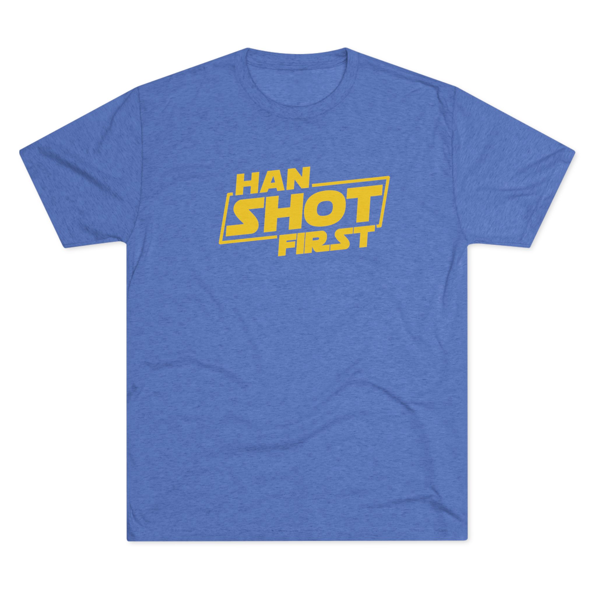 Han Shot First T-Shirt | Star Wars Phrase Graphic Tee