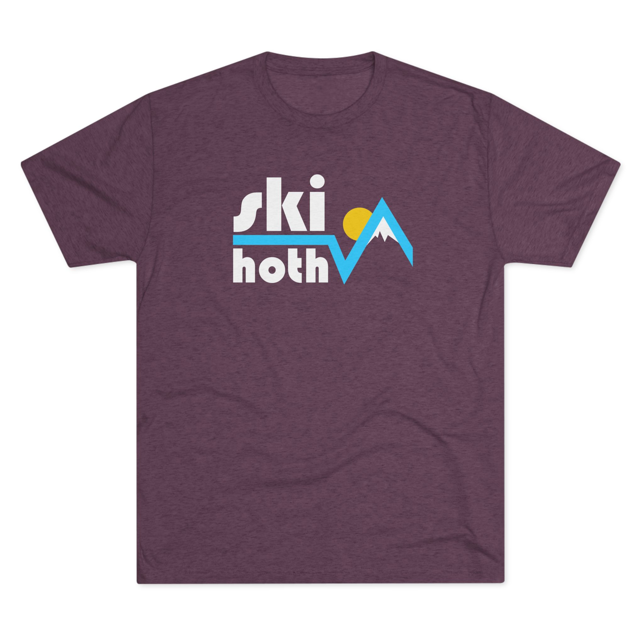 Ski Hoth logo tee T-Shirt | Retro mountain ski design