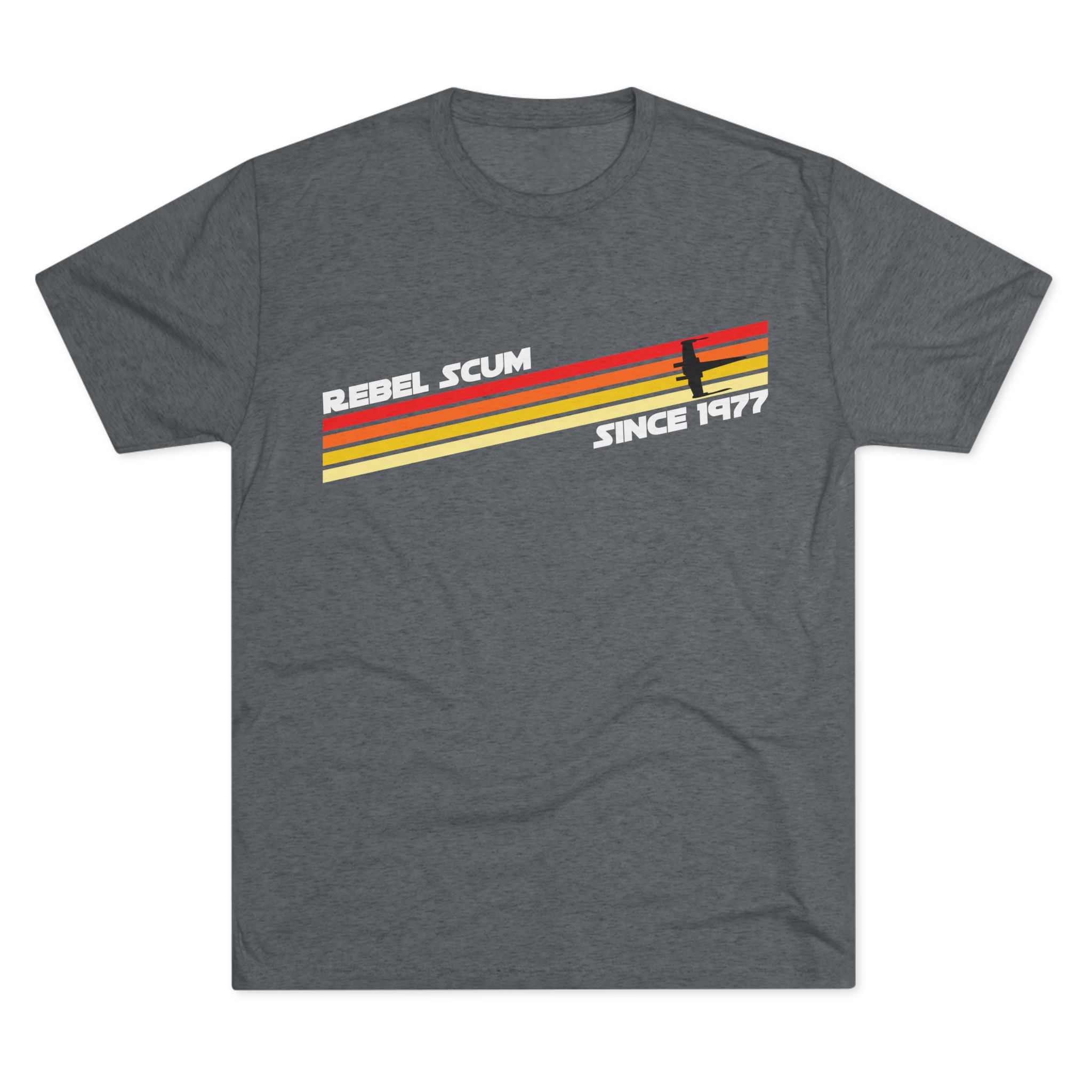 Rebel Scum Retro Stripes Tee | Since 1977