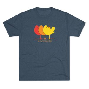 Three Little Birds Tee | Minimal Retro Reggae Silhouette