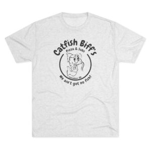 Catfish Biff Buckeye Old School Unisex Softstyle T-Shirt (White Logo)