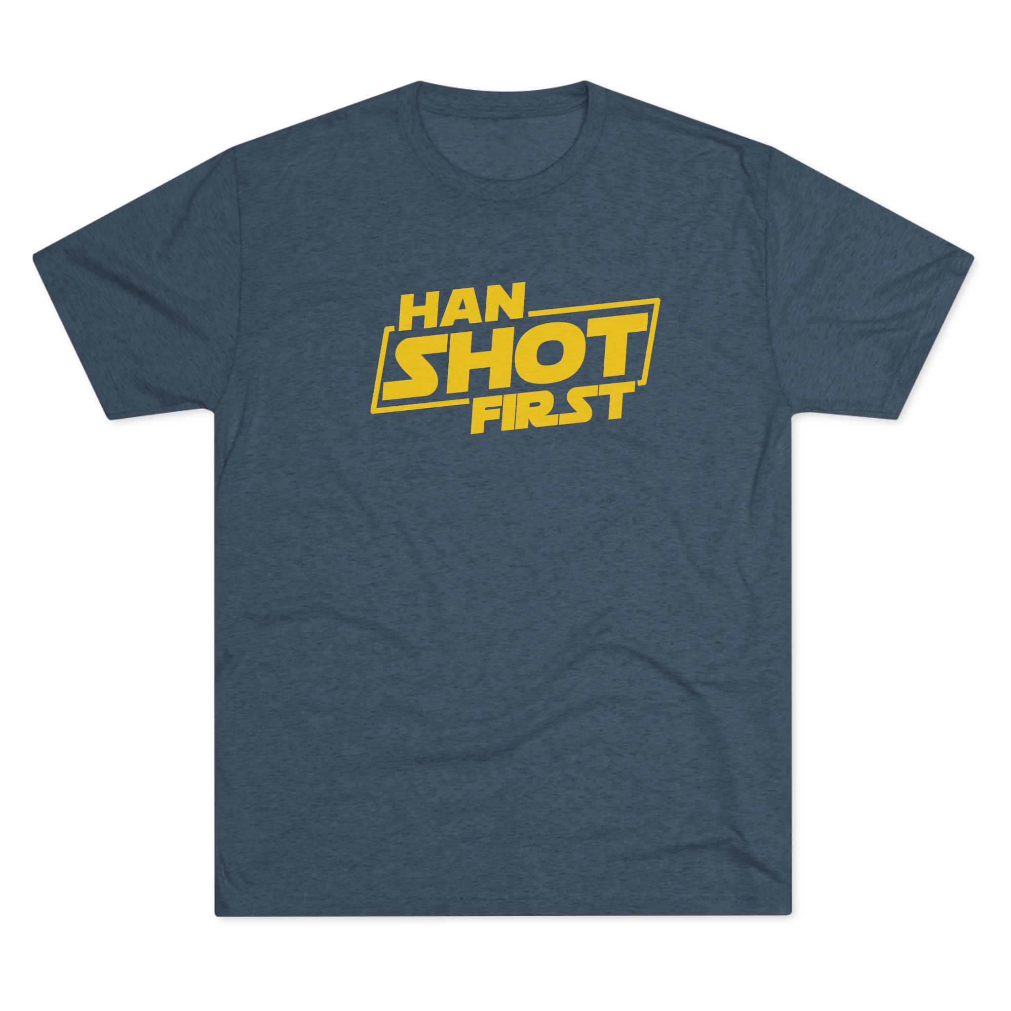 Han Shot First T-Shirt | Star Wars Phrase Graphic Tee