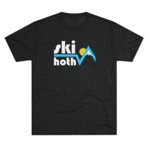 Ski Hoth logo tee T-Shirt | Retro mountain ski design