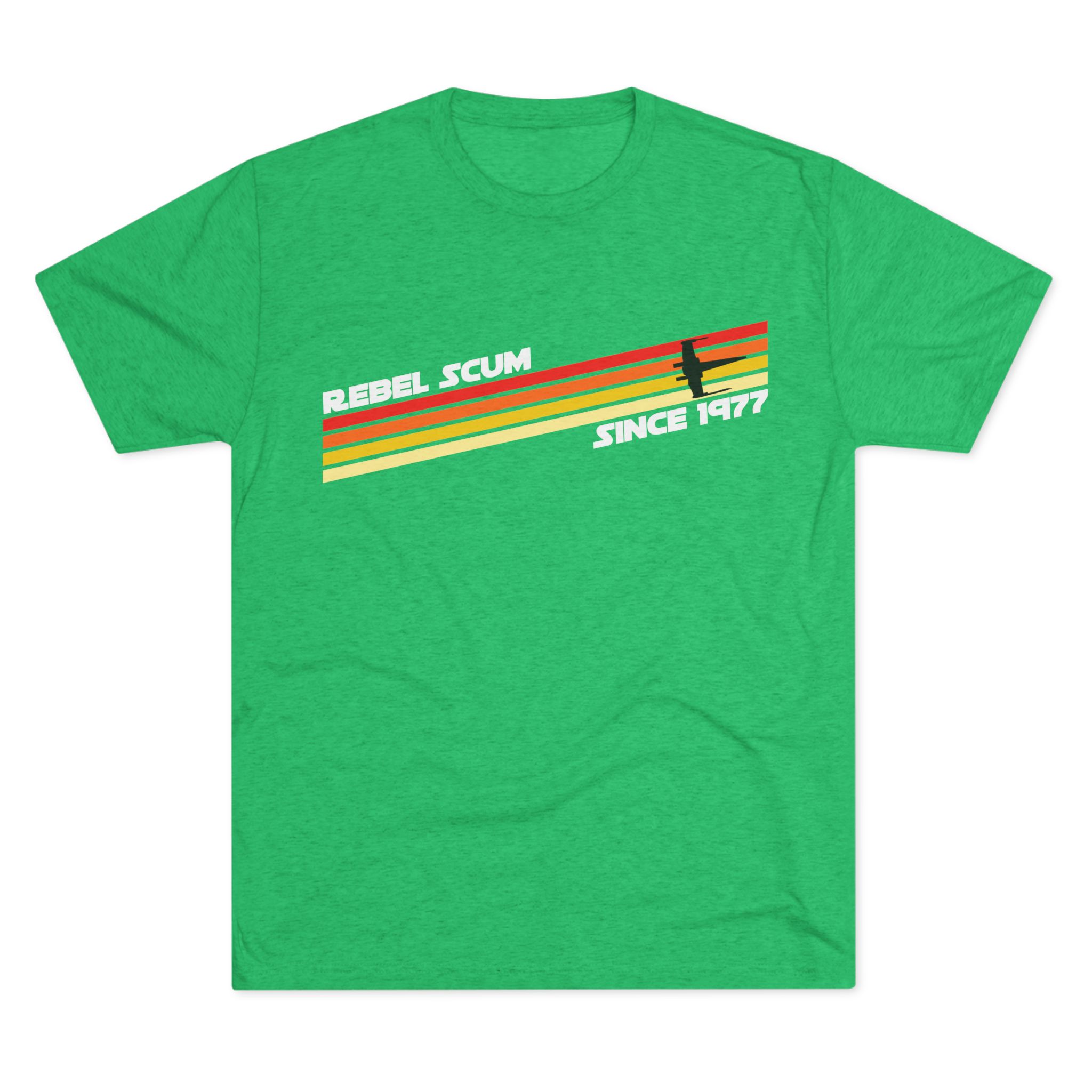 Rebel Scum Retro Stripes Tee | Since 1977