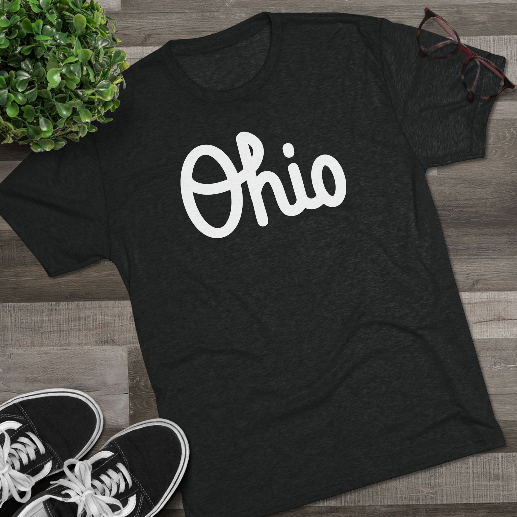 Ohio Script Tee | State Pride T-Shirt, Retro Ohio Design