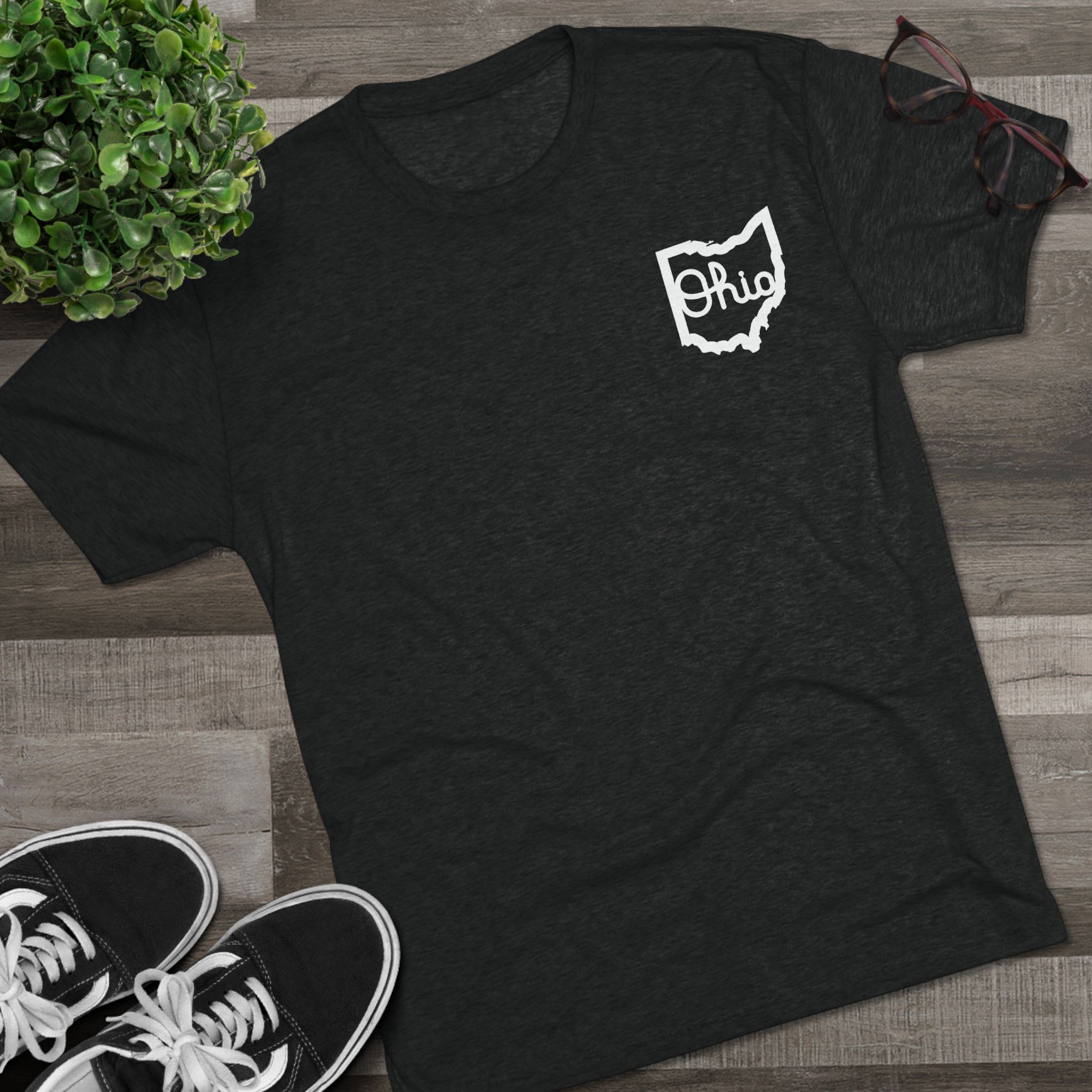 Ohio script state outline T-Shirt | Script Ohio