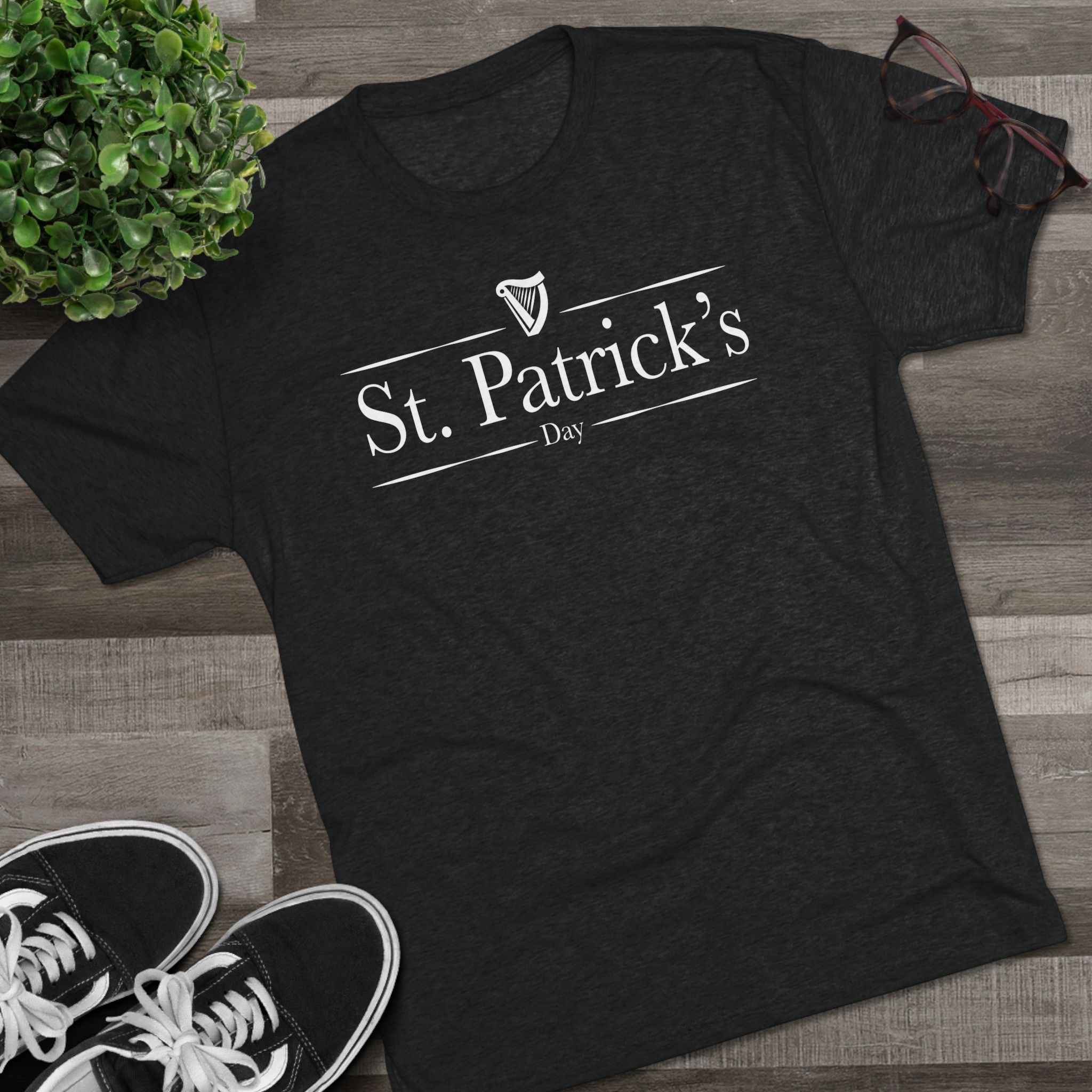 St. Patrick's Day Shamrock Logo T-Shirt | Irish Holiday Tee