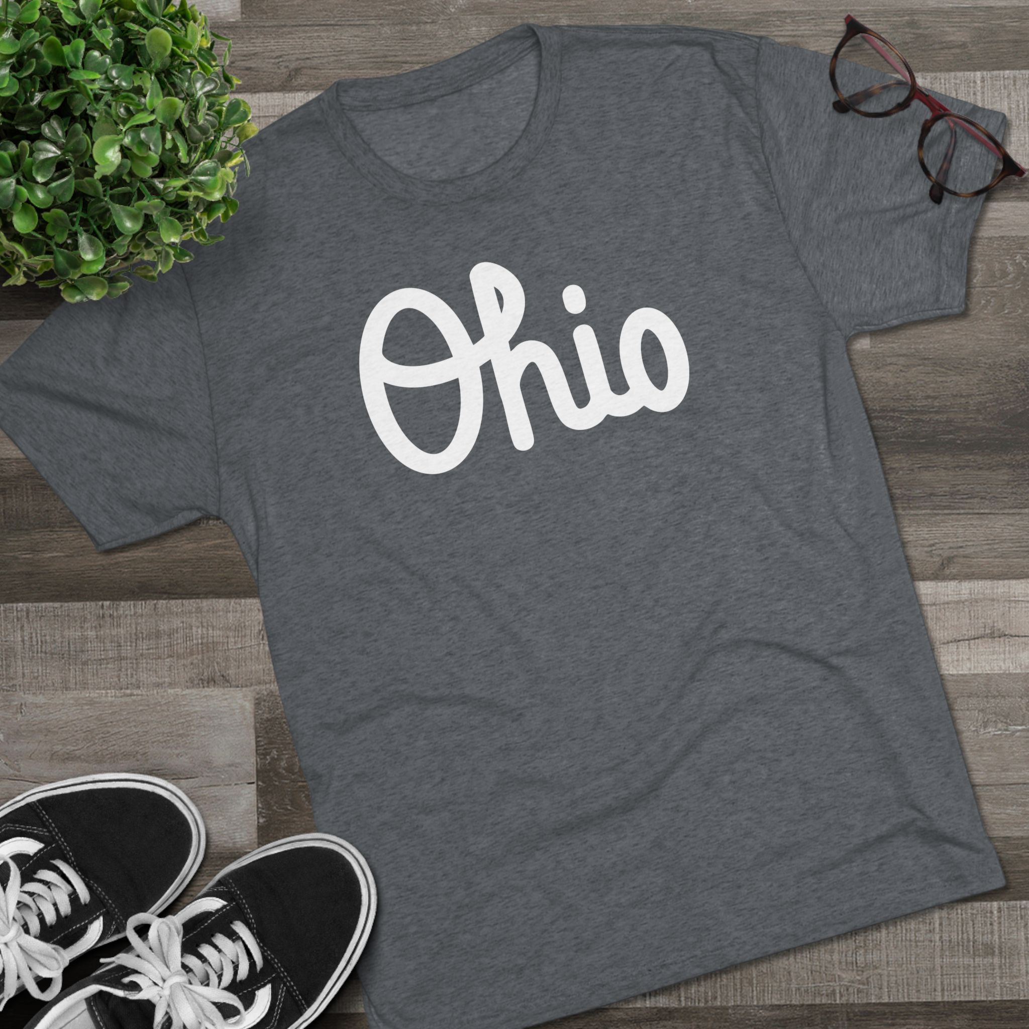 Ohio Script Tee | State Pride T-Shirt, Retro Ohio Design