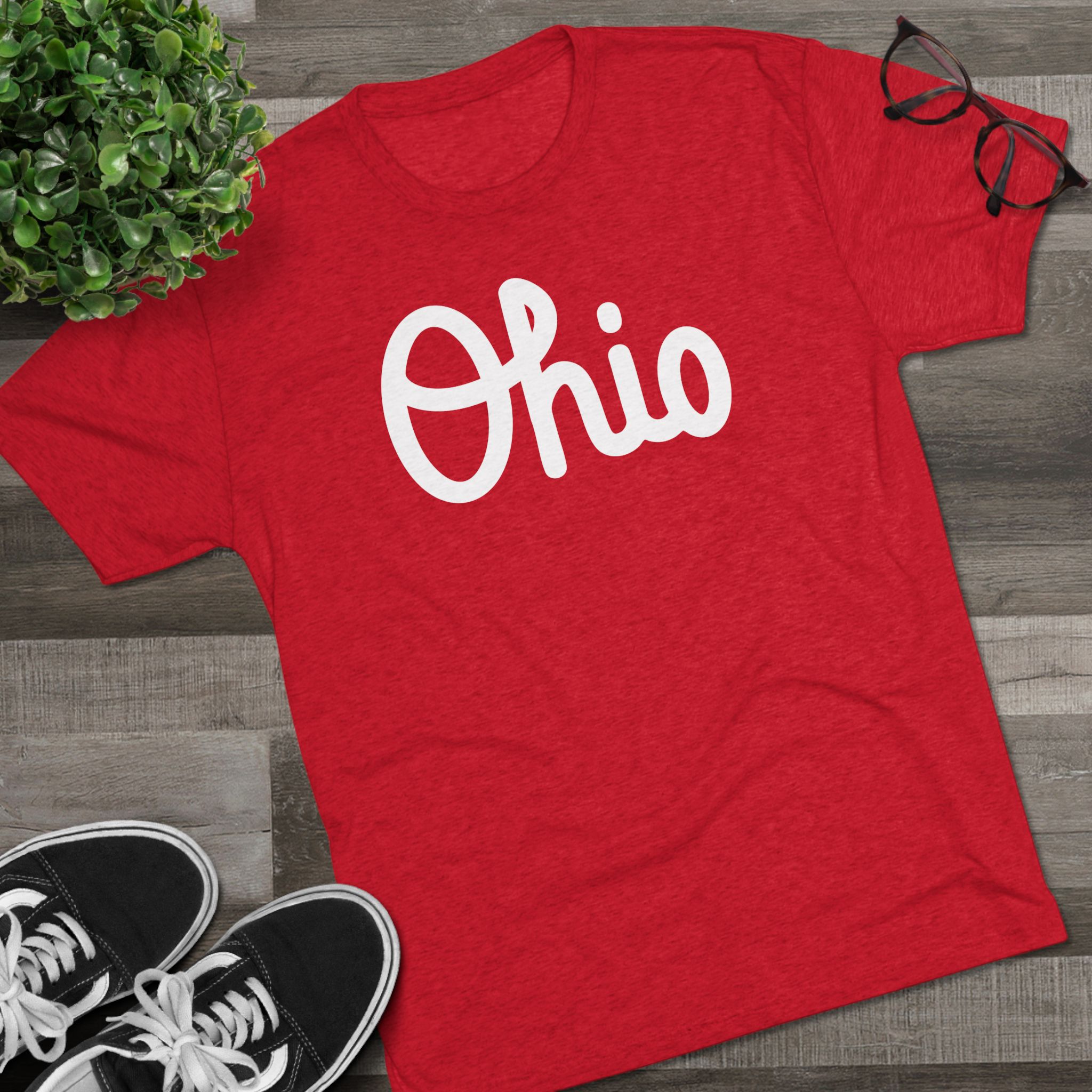 Ohio Script Tee | State Pride T-Shirt, Retro Ohio Design