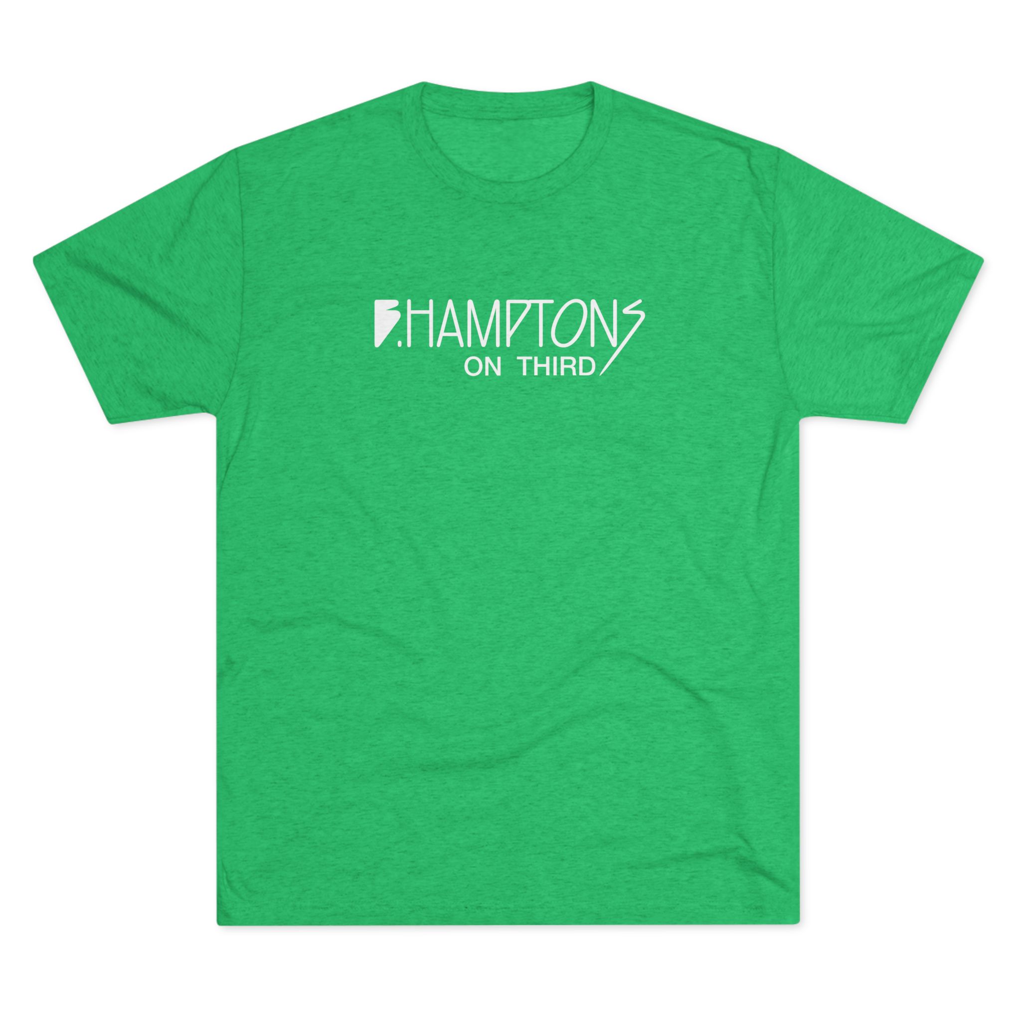 B Hampton's On 3rd Classic Crew Tee – Lightweight Tri-Blend Everyday T-Shirt