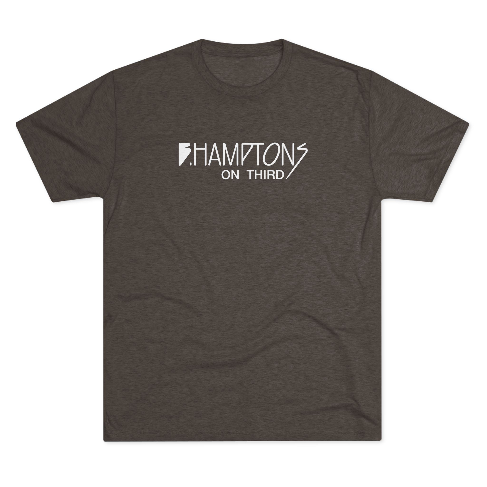 B Hampton's On 3rd Classic Crew Tee – Lightweight Tri-Blend Everyday T-Shirt