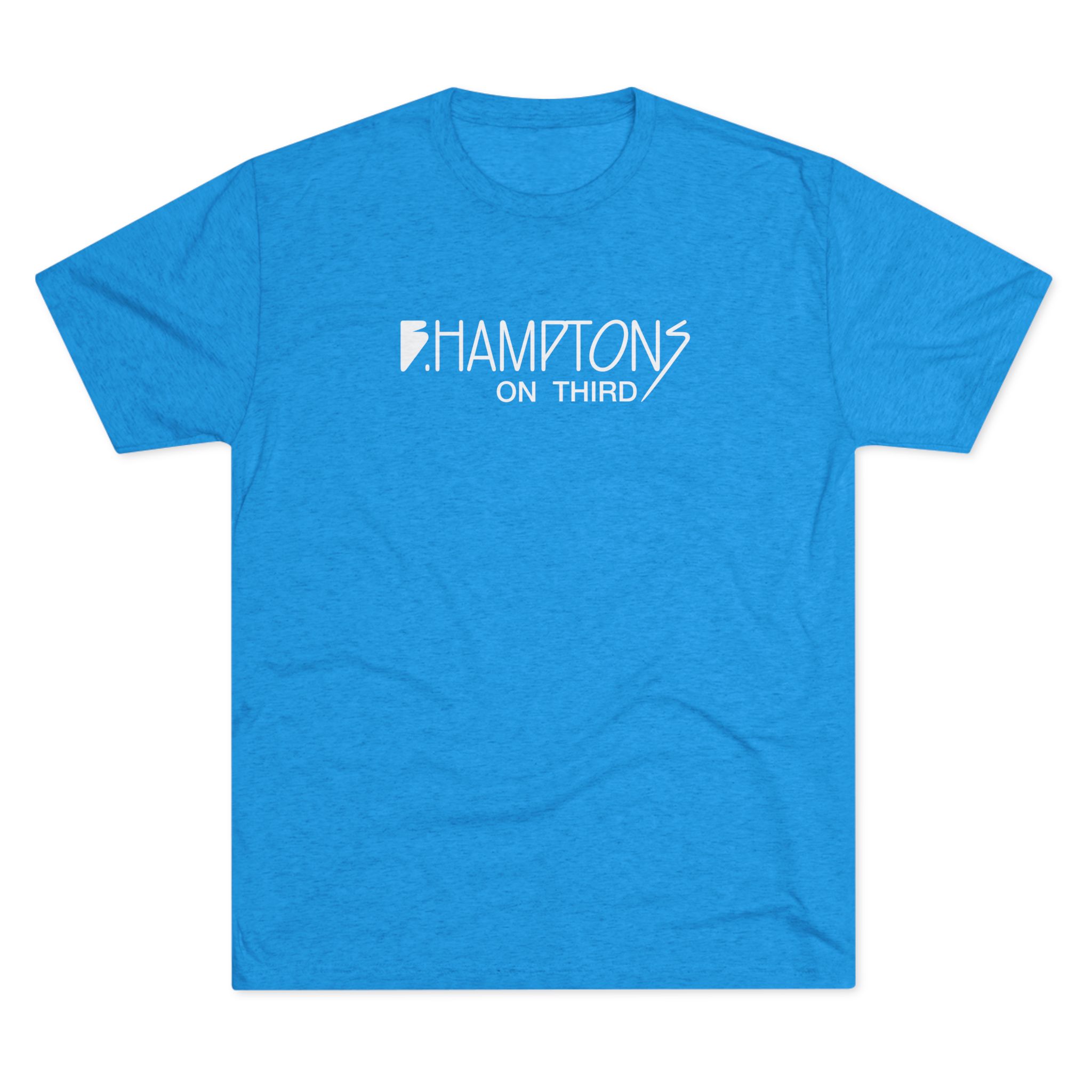 B Hampton's On 3rd Classic Crew Tee – Lightweight Tri-Blend Everyday T-Shirt
