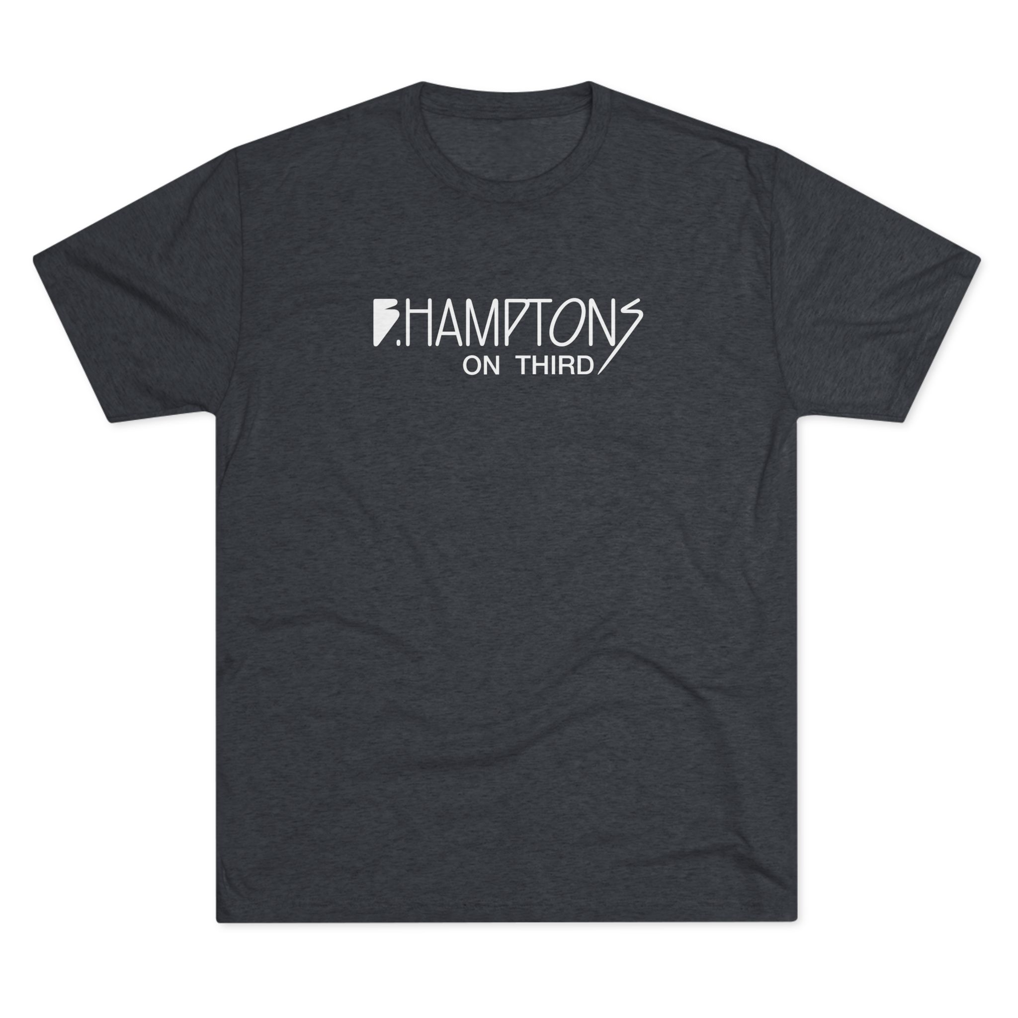 B Hampton's On 3rd Classic Crew Tee – Lightweight Tri-Blend Everyday T-Shirt