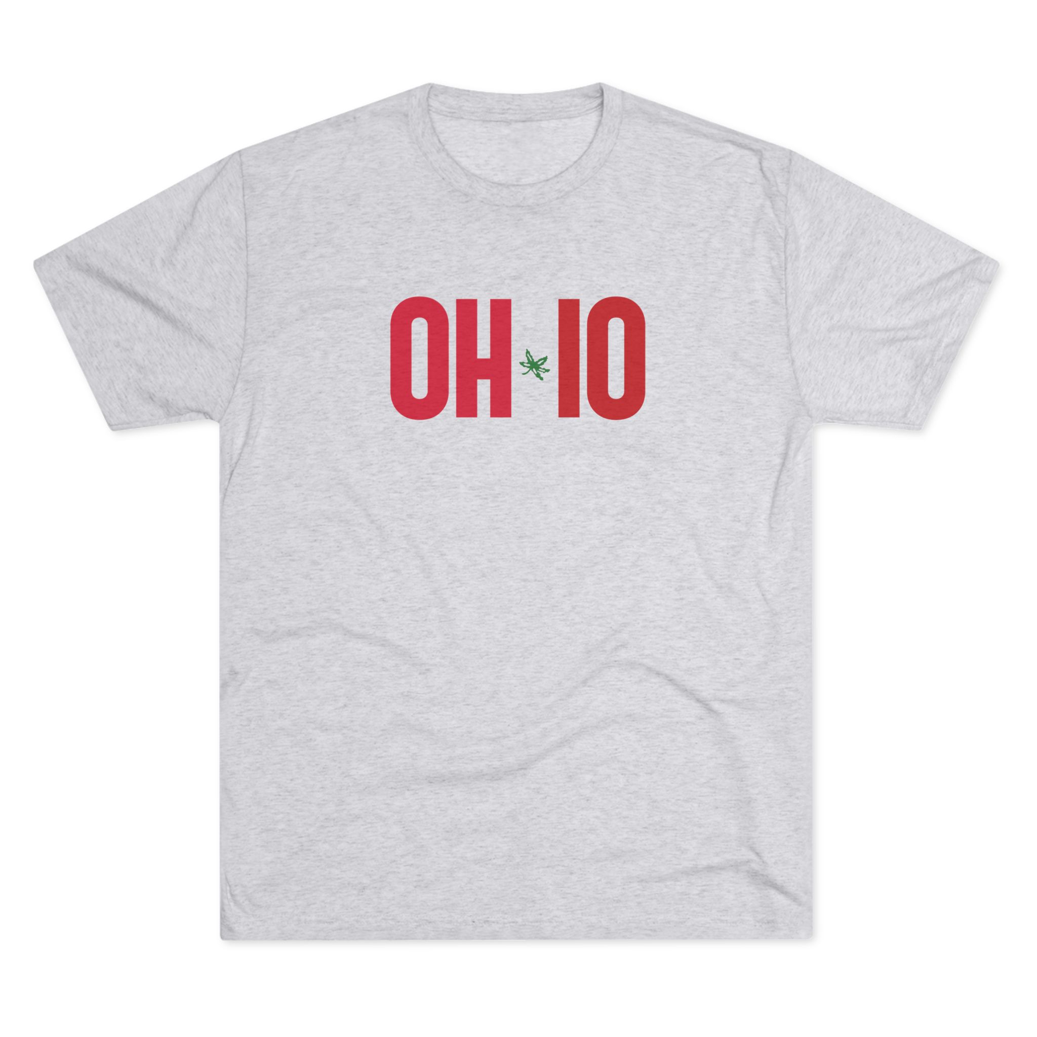 OH-IO Buckeye Logo Tee — Minimal State Pride Crew Shirt