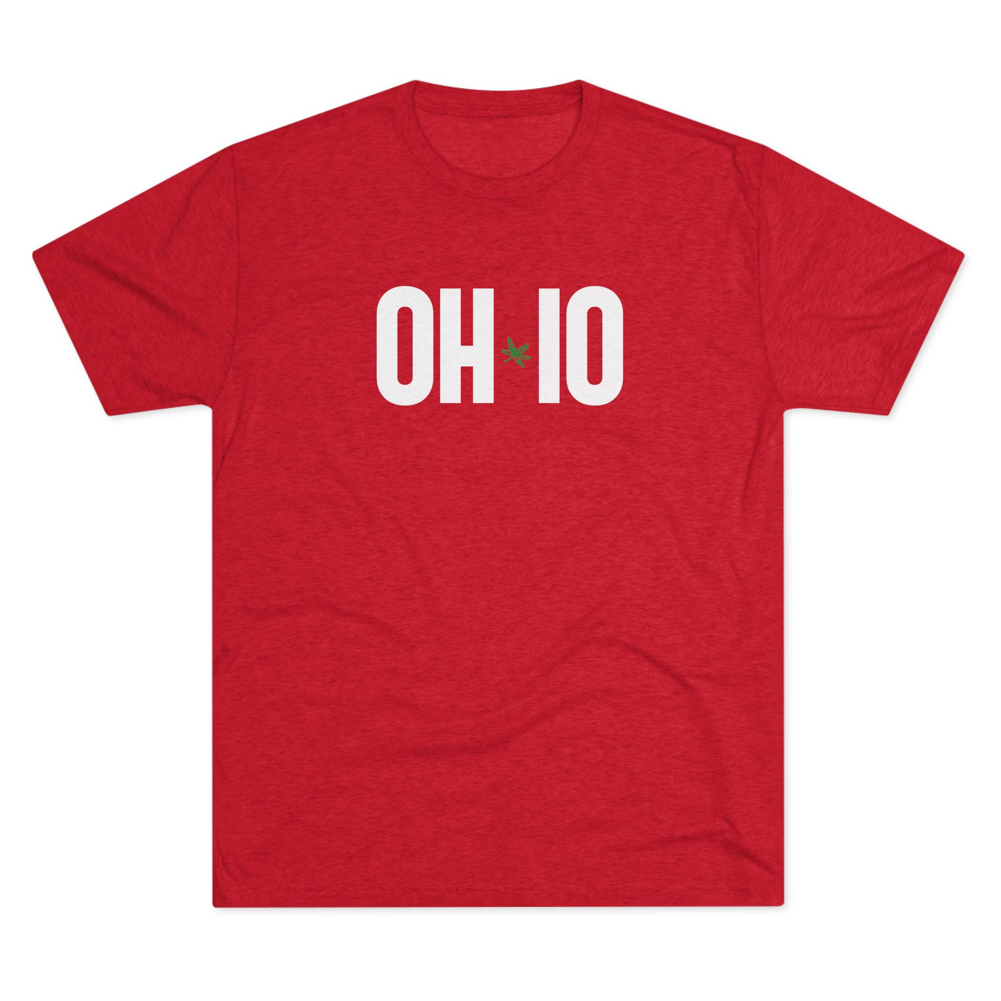 OH-IO Buckeye Logo Tee — Minimal State Pride Crew Shirt