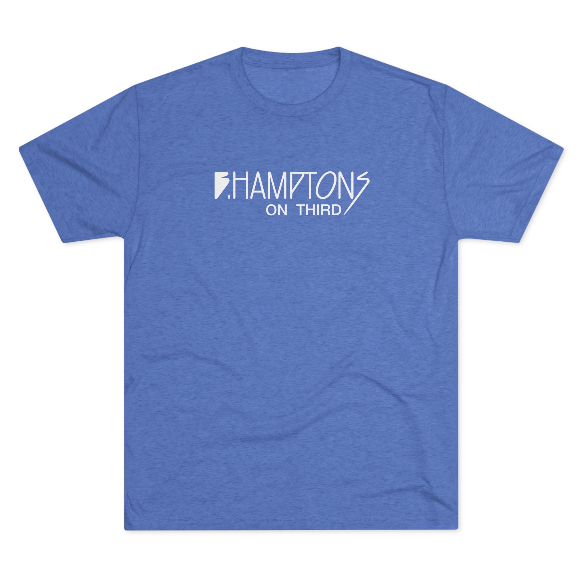 B Hampton's On 3rd Classic Crew Tee – Lightweight Tri-Blend Everyday T-Shirt