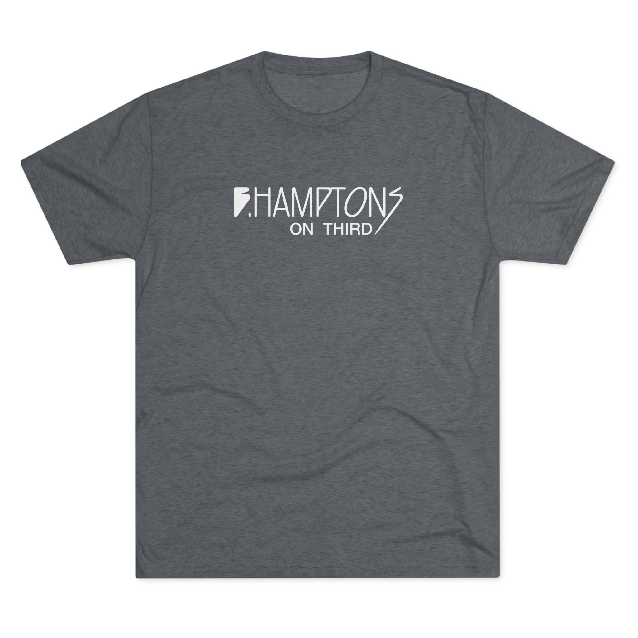 B Hampton's On 3rd Classic Crew Tee – Lightweight Tri-Blend Everyday T-Shirt