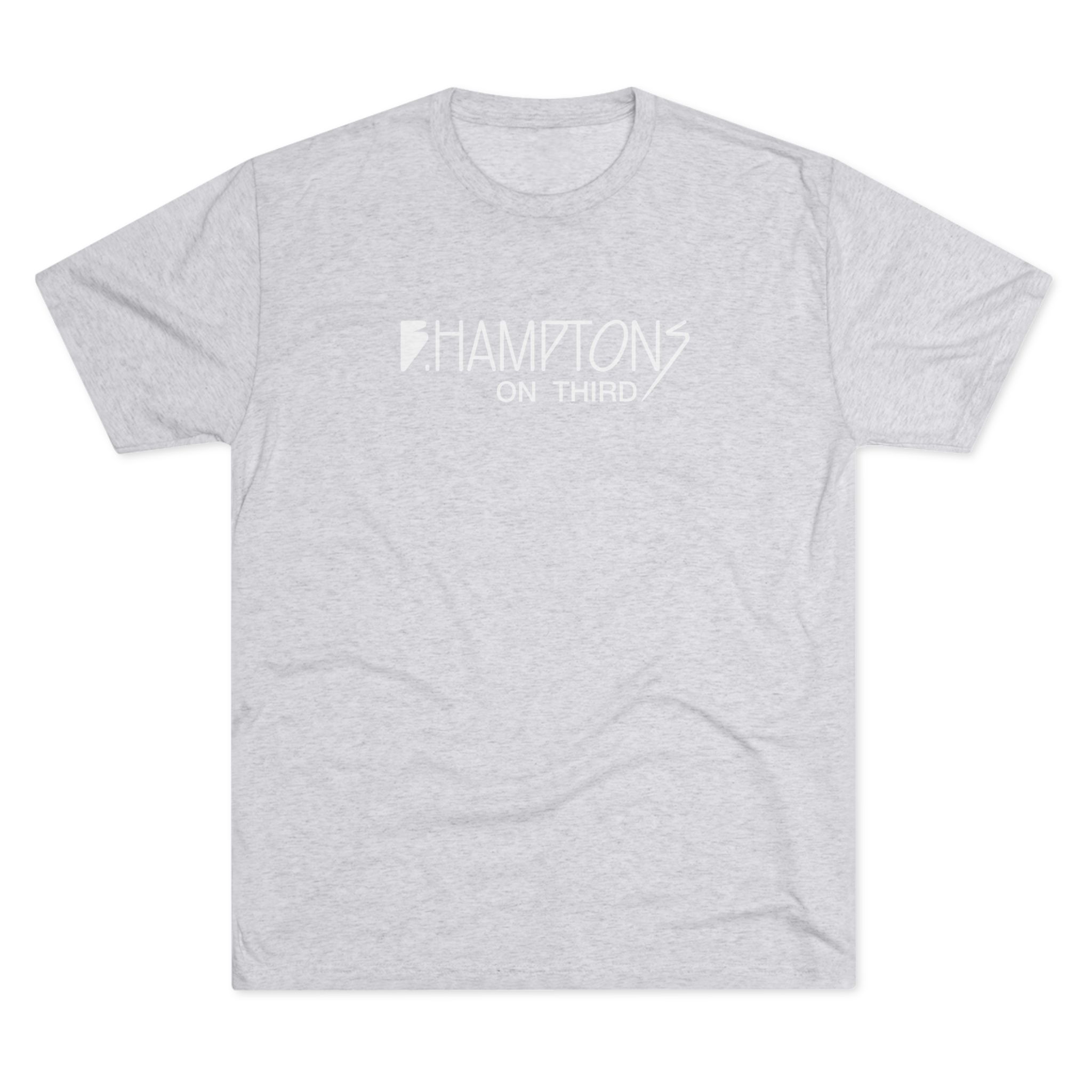 B Hampton's On 3rd Classic Crew Tee – Lightweight Tri-Blend Everyday T-Shirt
