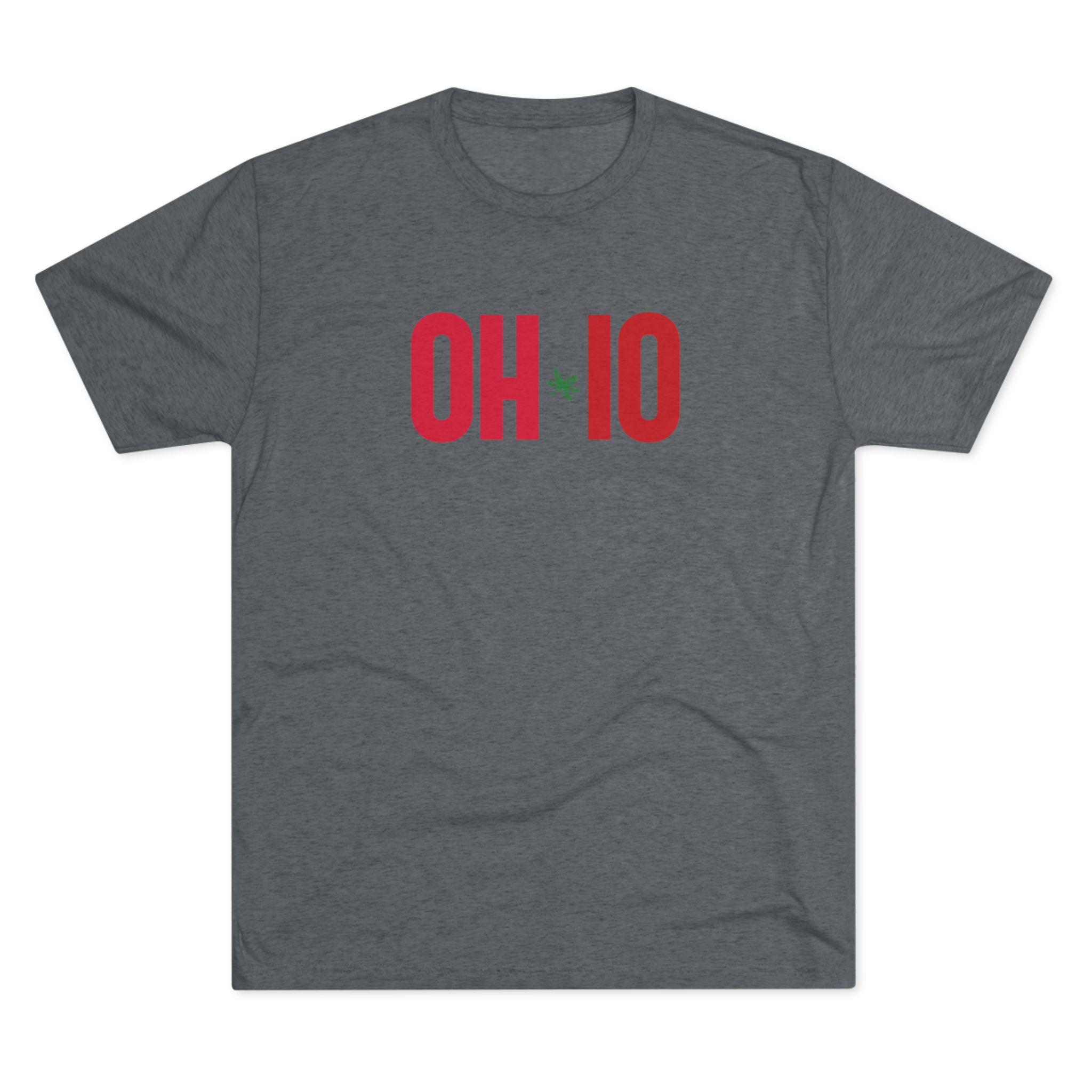 OH-IO Buckeye Logo Tee — Minimal State Pride Crew Shirt