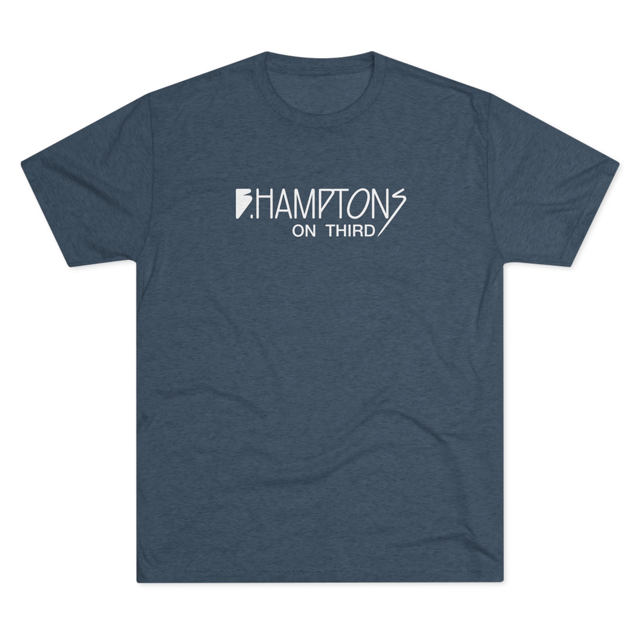 B Hampton's On 3rd Classic Crew Tee – Lightweight Tri-Blend Everyday T-Shirt