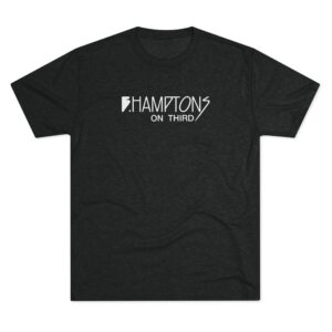 B Hampton's On 3rd Classic Crew Tee – Lightweight Tri-Blend Everyday T-Shirt