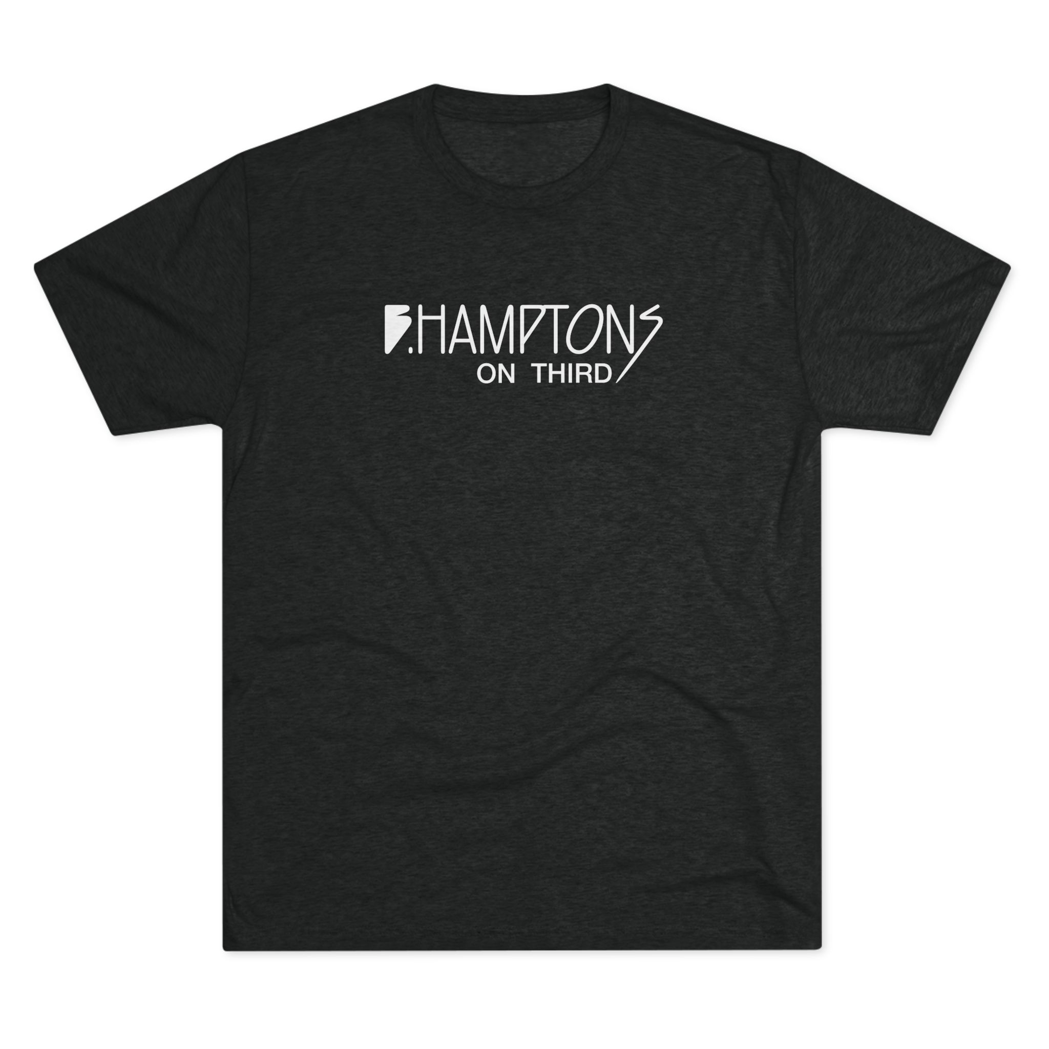 B Hampton's On 3rd Classic Crew Tee – Lightweight Tri-Blend Everyday T-Shirt